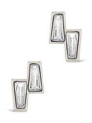 Colsie Tapered CZ Stud Earrings