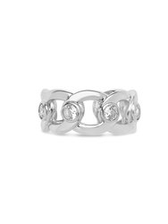 Curb Chain Open Band Ring