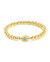 Davey Opal & CZ Evil Eye Beaded Bracelet