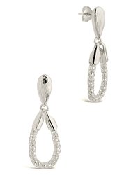 Elisa Drop Earrings - Silver