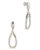 Elisa Drop Earrings - Silver