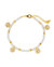 Esti Pearl & CZ Blossom Beaded Bracelet - Gold