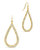 Evangeline Teardrop Hoops - Gold