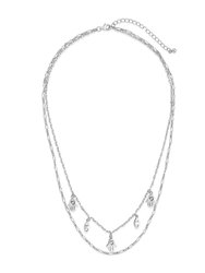Evil Eye, Hamsa, & Figaro Chain Layered Necklace