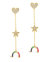 Fai Dangle Studs - Gold