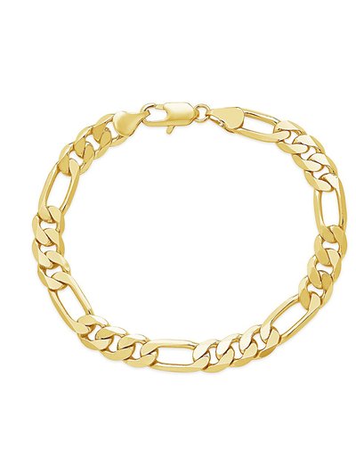 Sterling Forever Figaro Chain Bracelet product