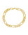 Figaro Chain Bracelet - Gold