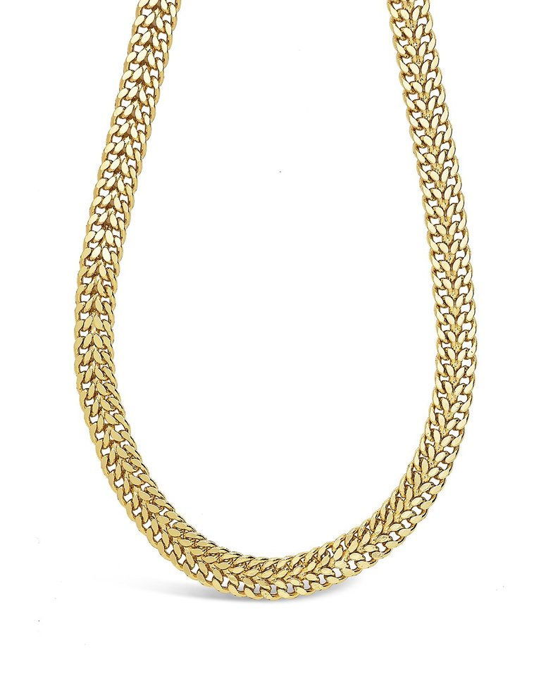 Flat Link Chain - Gold