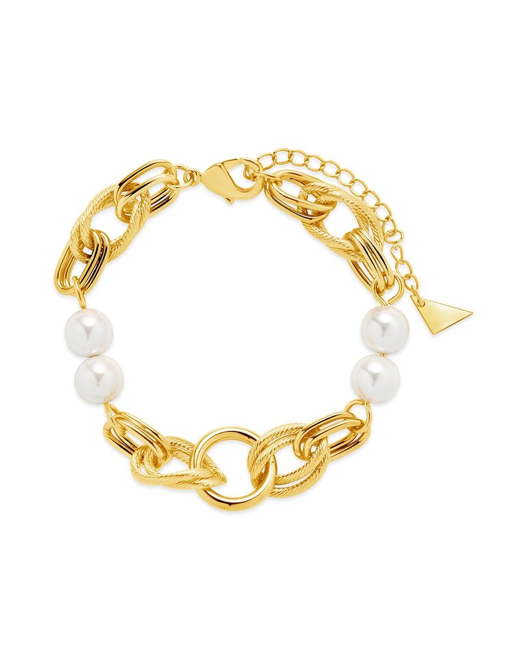 Ivanna Pearl Bracelet - Gold