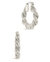 Jean Twist Hoops - Silver