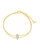Karlie CZ & Layered Chain Bracelet - Gold