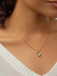 Keilani Leaf Pendant Necklace