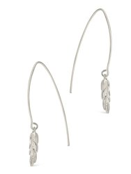 Keilani Monstera Leaf Threader Earrings