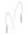 Keilani Monstera Leaf Threader Earrings