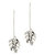 Keilani Monstera Leaf Threader Earrings