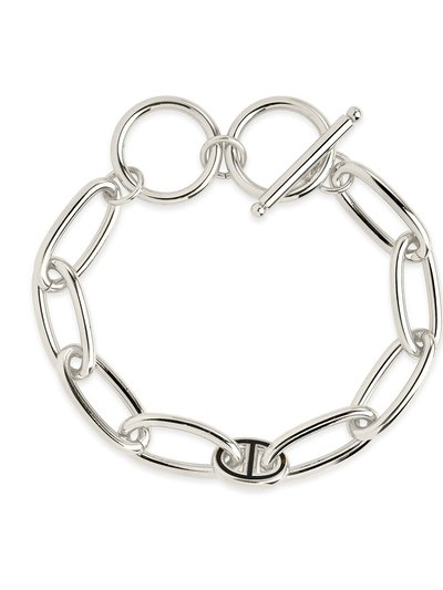 Sterling Forever Kennedy Toggle Bracelet product