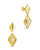 Kenza Drop Earrings - Gold