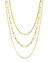 Kori Triple Layered Necklace - Gold