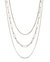 Kori Triple Layered Necklace - Silver