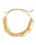 Layered Chain Bolo Bracelet - Gold