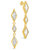 Lissie CZ Drop Stud Earrings - Gold
