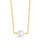 Medium Pearl Pendant Necklace - Gold