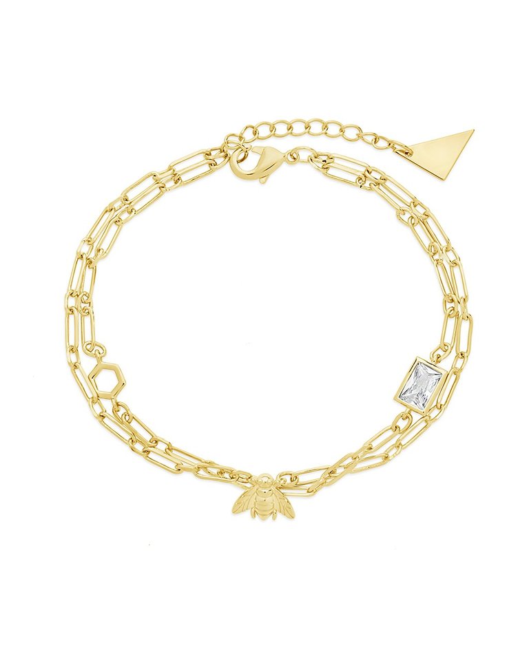 Melina Charm Bracelet - Gold