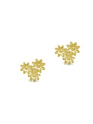 Multi Flower Studs - Gold