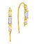 Nadia Threaders Earrings - Gold