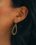 Nikole Chainlink Teardrop Dangle Earrings