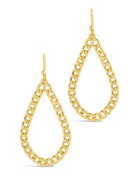 Nikole Chainlink Teardrop Dangle Earrings