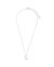 Nuria Moonstone & CZ Moon Pendant Necklace