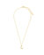 Nuria Moonstone & CZ Moon Pendant Necklace