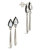 Nyx Dangle Earrings - Silver