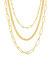 Parisa Layered Chain Necklace - Gold