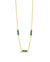 Pavati Gemstone Station Necklace