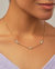 Pavati Gemstone Station Necklace