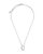 Pave CZ Carabiner Lock Necklace