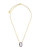 Pave CZ Carabiner Lock Necklace