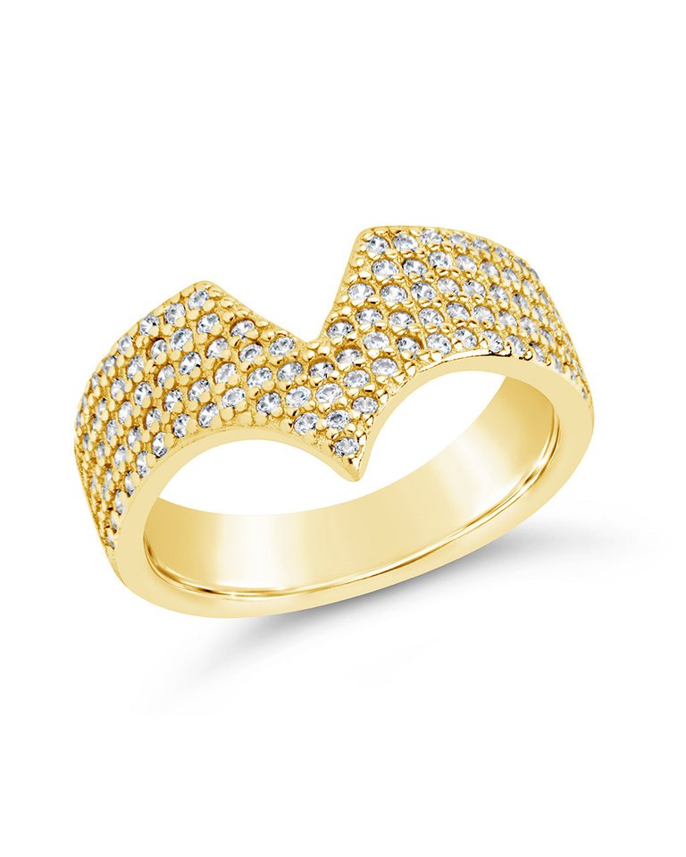 Sandra Band Ring - Gold