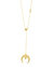 Selene Lariat Necklace - Gold
