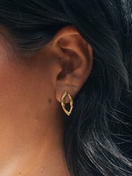 Sharee Contoured Stud Earrings