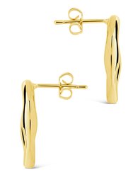 Sharee Contoured Stud Earrings