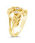 Sicily CZ Leaf Ring