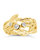Sicily CZ Leaf Ring - Gold