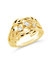 Sicily CZ Leaf Ring