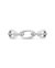 Sterling Silver CZ Open Chain Link Ring