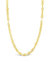 Sterling Silver Textured Anchor Chain Necklace - Gold
