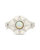 Sunni Opal & CZ Signet Ring - Silver