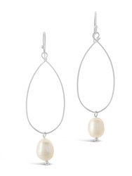 Teardrop Pearl Dangle Earrings